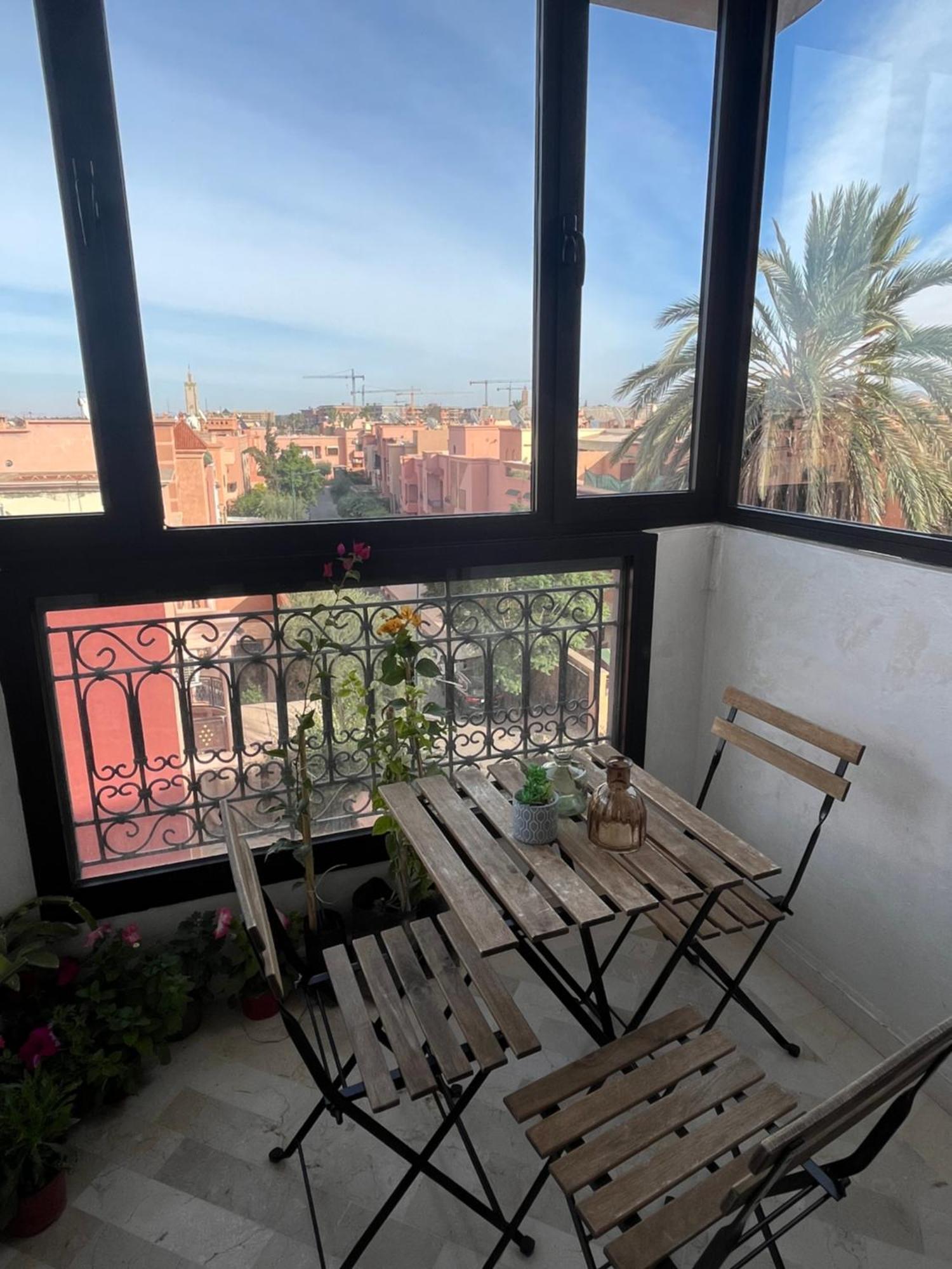 Appartement Malak - Residence Avec Piscine, Wifi, Gardien H24 Marrakesh Exterior foto